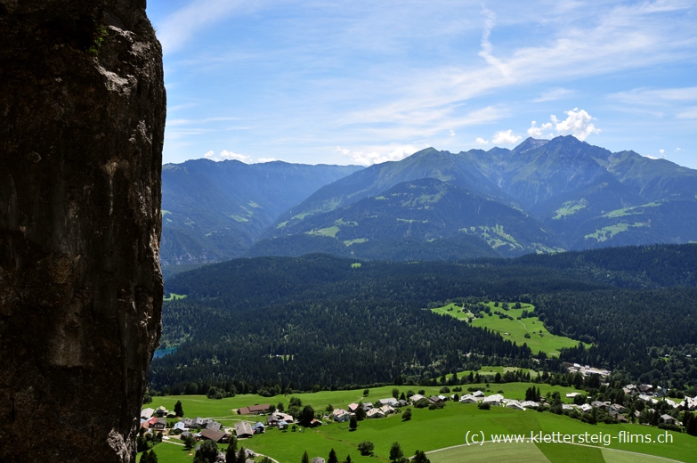 Aussicht von der Hühnerleiter über Fidaz