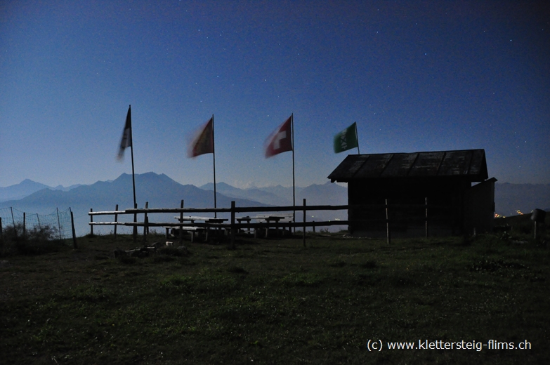 Um Mitternacht auf der Alp Flimserstein