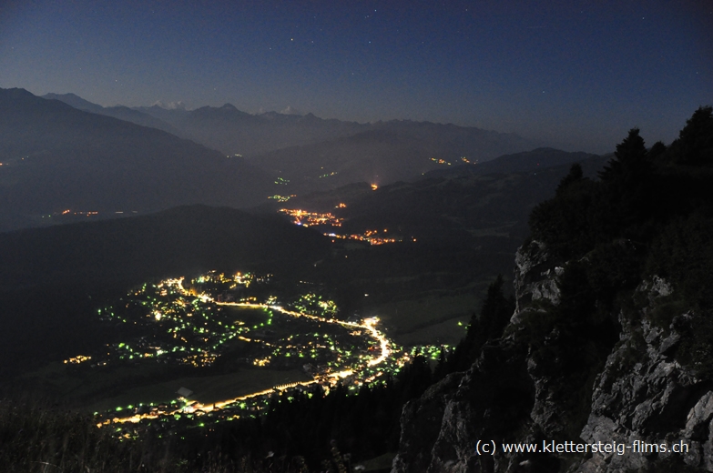 Klettersteig Flims - Ausstieg